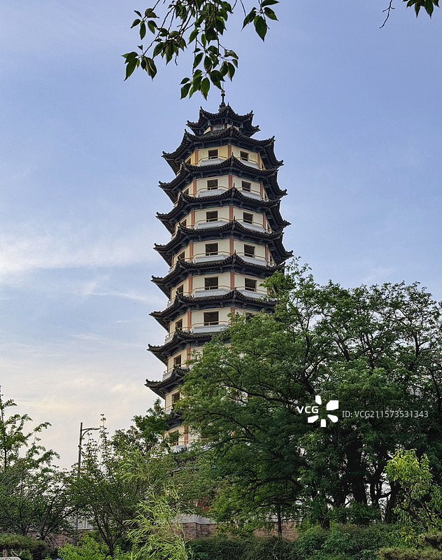 沂水县东皋公园沂水县地标建筑图片素材
