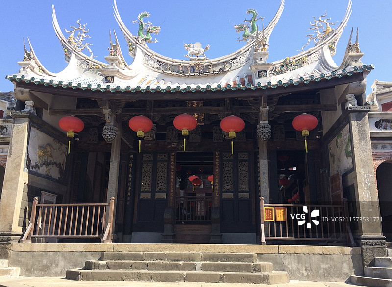 中国台湾省澎湖县马公镇天后宫图片素材