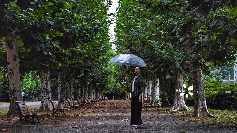 新宿御苑位于东京，是日式与法式庭园结合的公园，融合多种风格，四季如画，樱花季与菊花展时尤为迷人。图片素材
