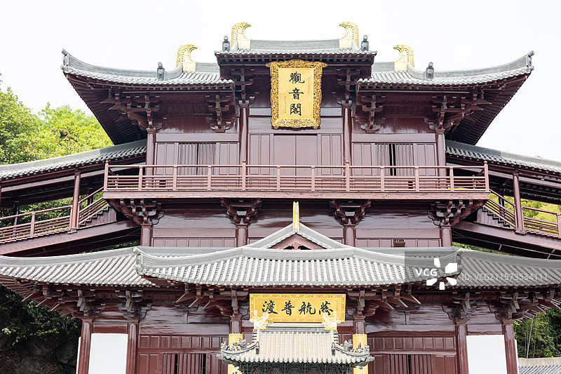 观音阁建筑实拍图片素材