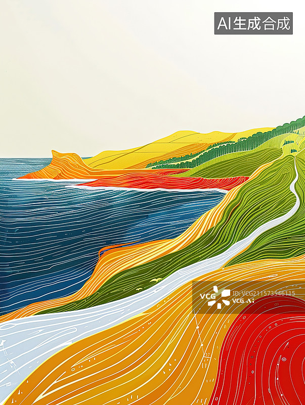 【AI数字艺术】AI生成的创意插画图片素材