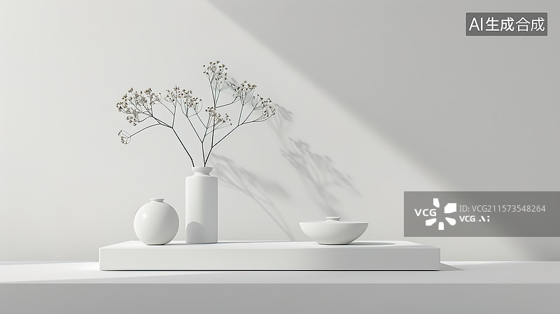 【AI数字艺术】AI生成的插图室内空间图片素材