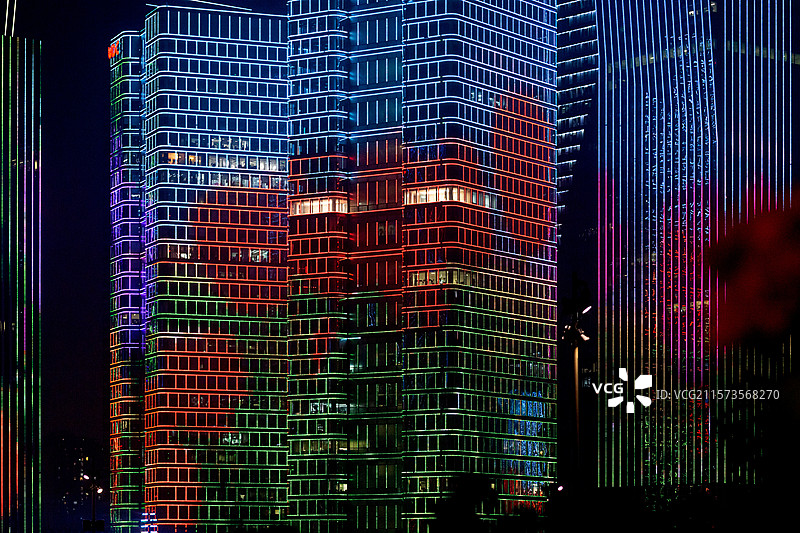 幻彩楼宇图片素材