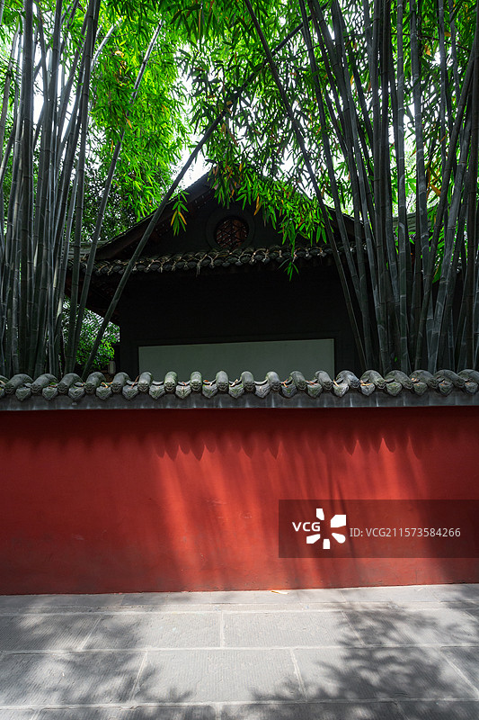 成都杜甫草堂景观01图片素材