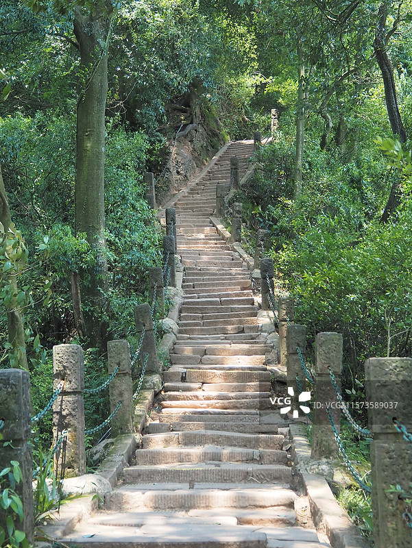 山中石路图片素材