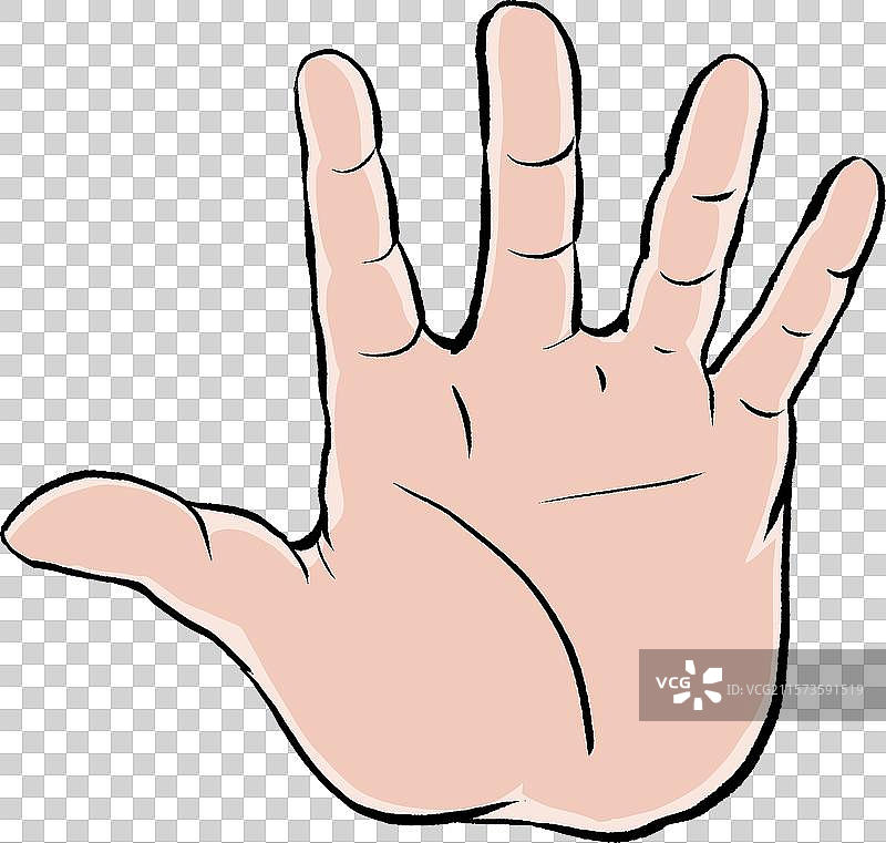 元素：拒绝的大手图片素材