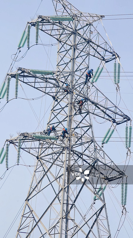 高空作业图片素材