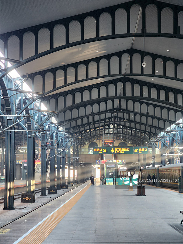 哈尔滨火车站图片素材