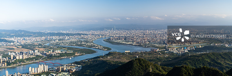 台北市全景图片素材