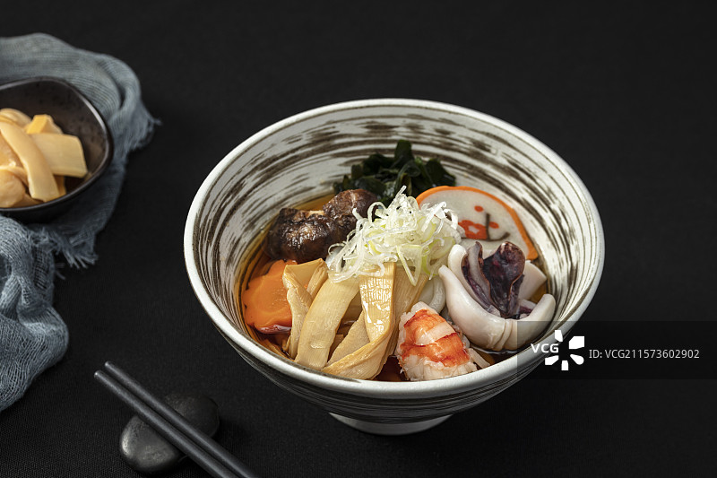 日式海鲜拉面图片素材