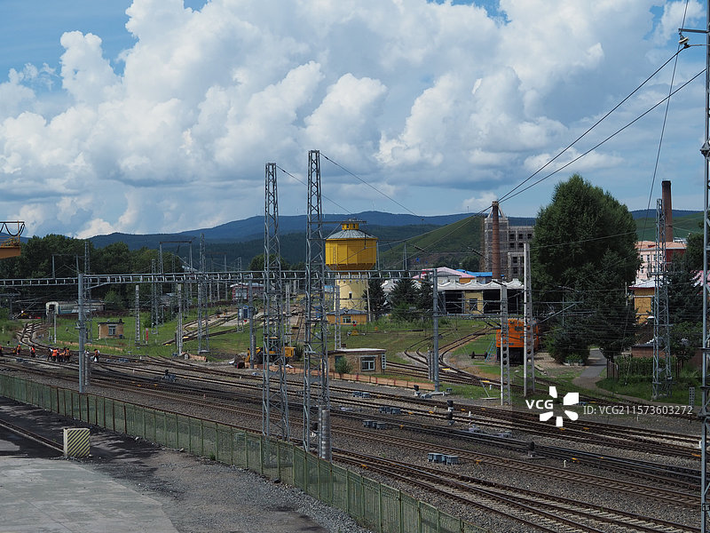 博克图火车站图片素材