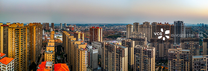 道县 水南村 潇水中路 西洲公园 城市 航拍图片素材