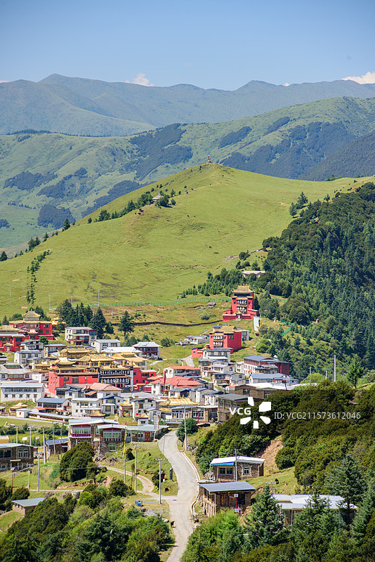 四川阿坝州大藏寺图片素材