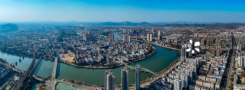 赤壁市 城市 清泉公园 金鸡山路 地标 陆水湖图片素材