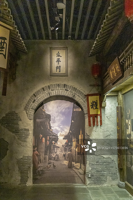 广西壮族自治区博物馆“古代文明陈列”展：太平门图片素材