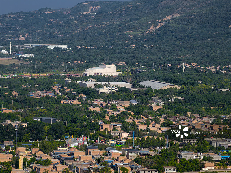 陕西西安秦始皇帝陵博物馆一二三号坑图片素材