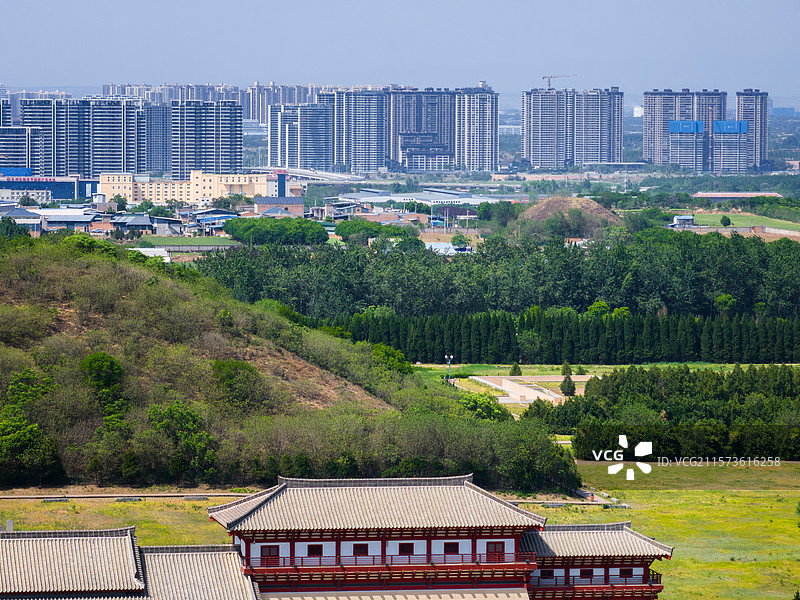 陕西咸阳汉阳陵遗址博物馆图片素材