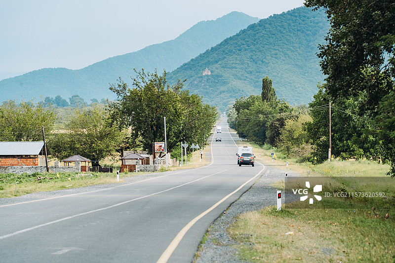 高加索阿塞拜疆格鲁吉亚边境风光图片素材