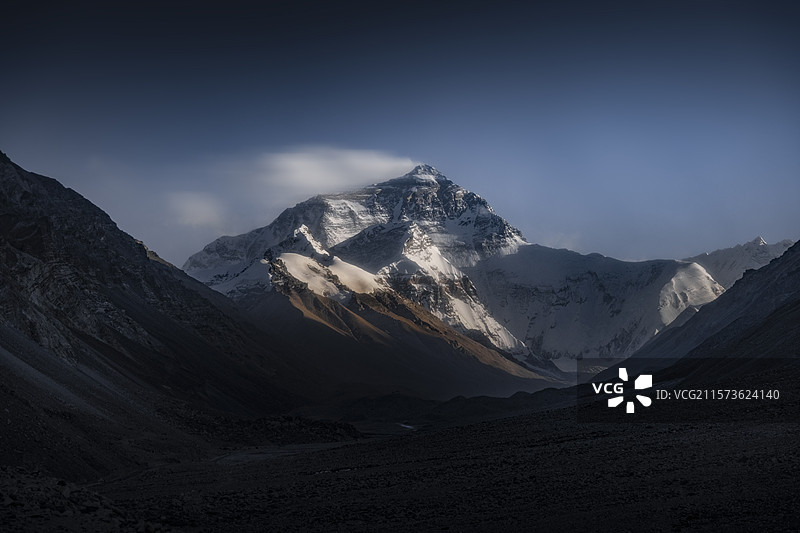 珠穆朗玛峰图片素材