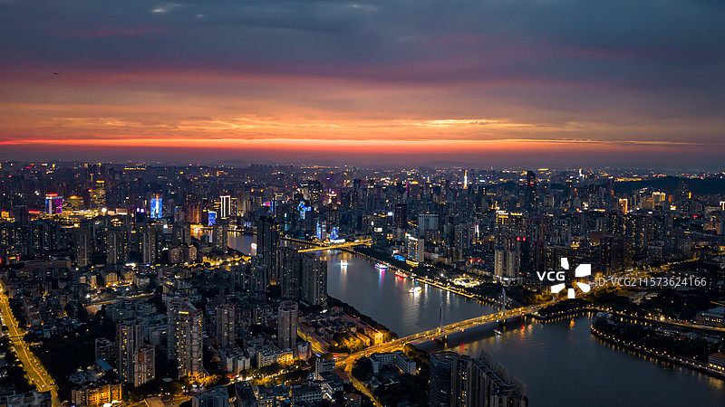 广州珠江夜景图片素材
