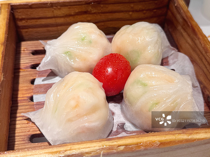 港式下午茶水晶包图片素材