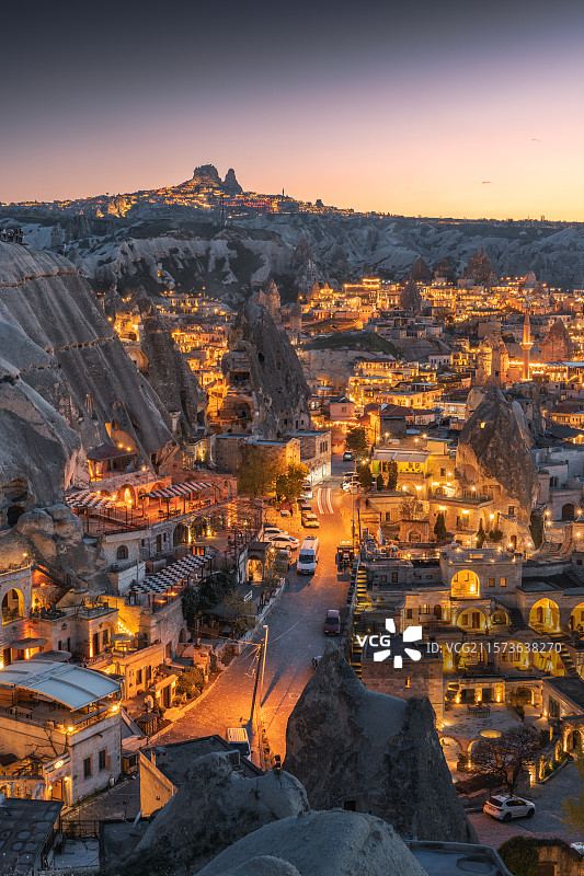 卡帕多西亚｜夜幕下的梦幻之地图片素材