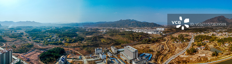 苍梧县 石桥镇 乌海线 龙盘村 城市 航拍图片素材