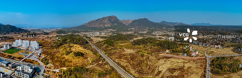 苍梧县 石桥镇 乌海线 龙盘村 城市 航拍图片素材