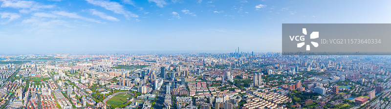 航拍上海杨浦区五角场金融区图片素材