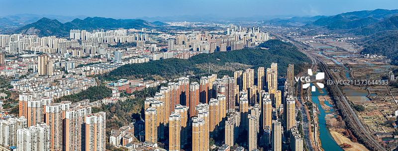 赤壁市 城市 清泉公园 金鸡山路 地标 陆水湖图片素材