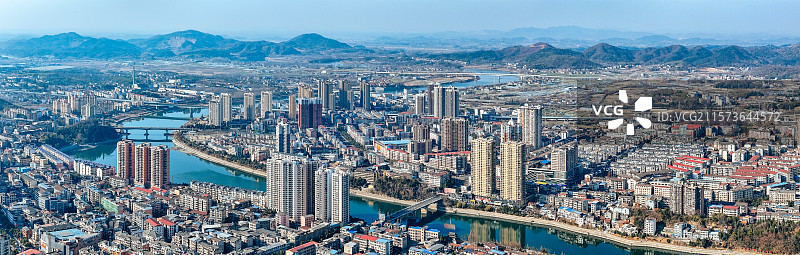 赤壁市 城市 清泉公园 金鸡山路 地标 陆水湖图片素材