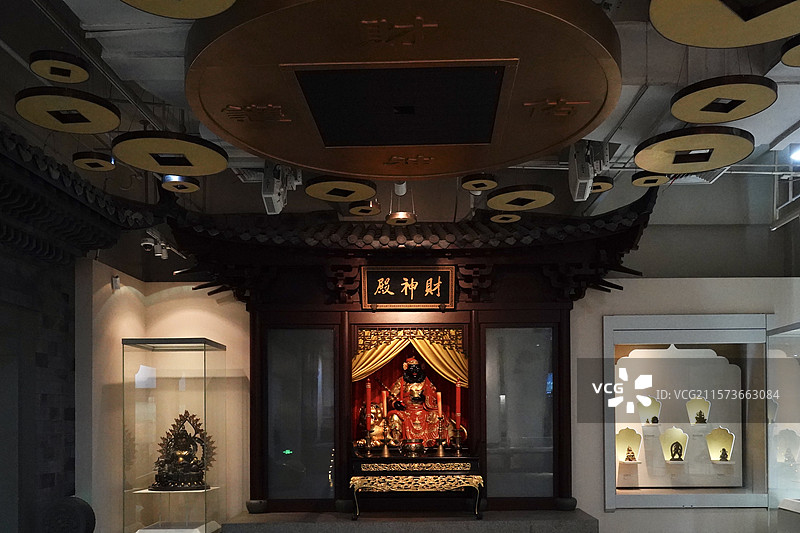 中国财税博物馆财神殿展厅图片素材
