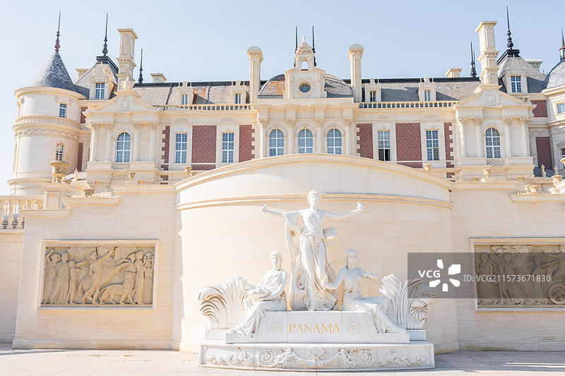 新疆石河子地标 张裕巴保男爵酒庄图片素材