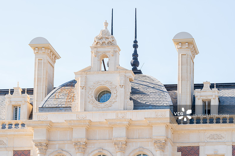 新疆石河子地标 张裕巴保男爵酒庄图片素材