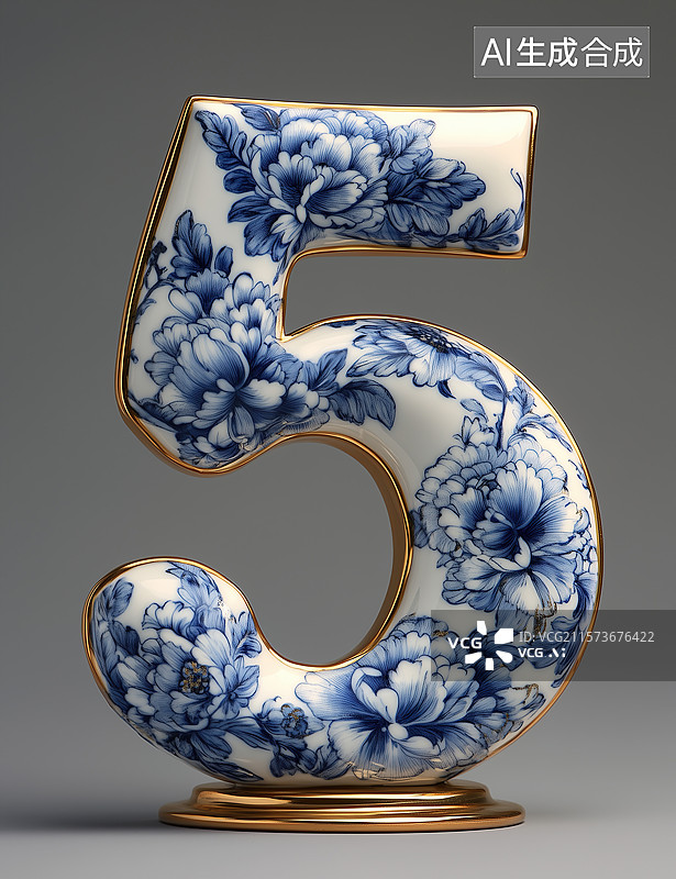 【AI数字艺术】艺术字立体字插画图片素材