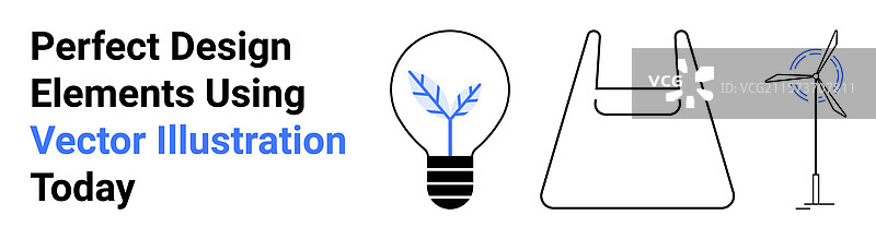 突出可持续设计元素图片素材