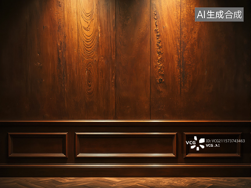 【AI数字艺术】温暖木质背景图片素材