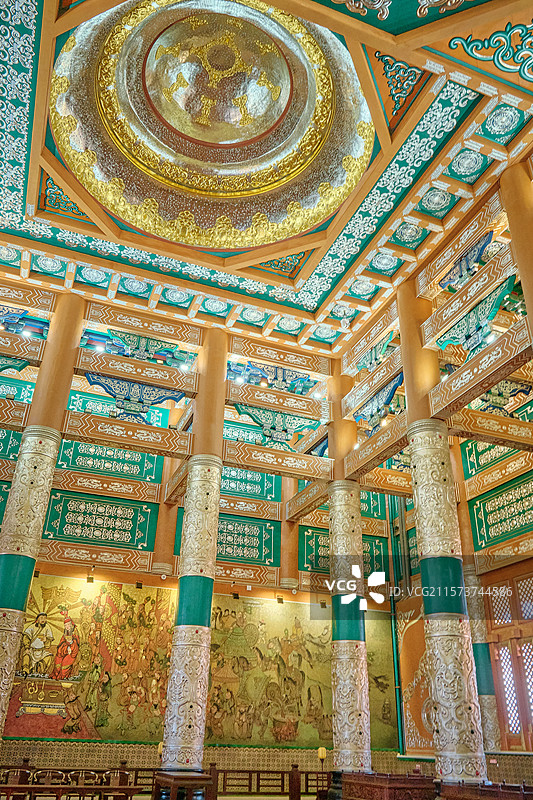 仿元大都都城，蒙古源流，鄂尔多斯文化产业园图片素材