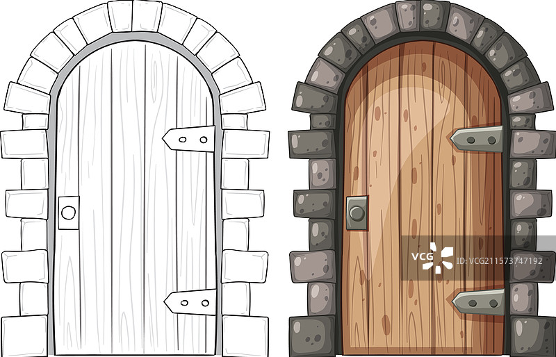 木门设计的细节图片素材