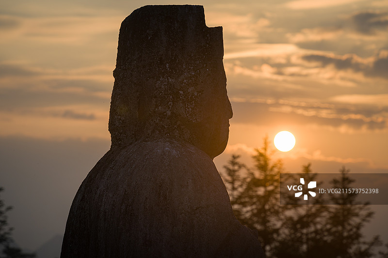 靖江悼僖王陵，靖江王陵国家考古遗址公园。图片素材