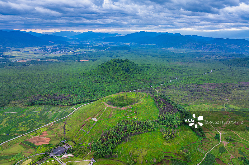 云南保山市腾冲火山群公园/腾冲火山国家公园/保山市火山热海旅游区/腾冲火山地热国家地质公园图片素材