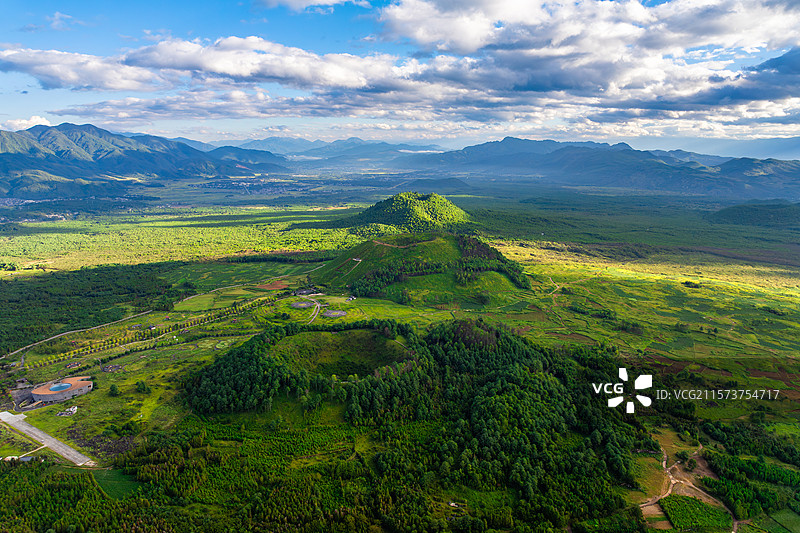 云南保山市腾冲火山群公园/腾冲火山国家公园/保山市火山热海旅游区/腾冲火山地热国家地质公园图片素材