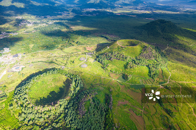 云南保山市腾冲火山群公园/腾冲火山国家公园/保山市火山热海旅游区/腾冲火山地热国家地质公园图片素材