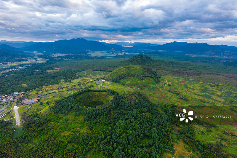 云南保山市腾冲火山群公园/腾冲火山国家公园/保山市火山热海旅游区/腾冲火山地热国家地质公园图片素材