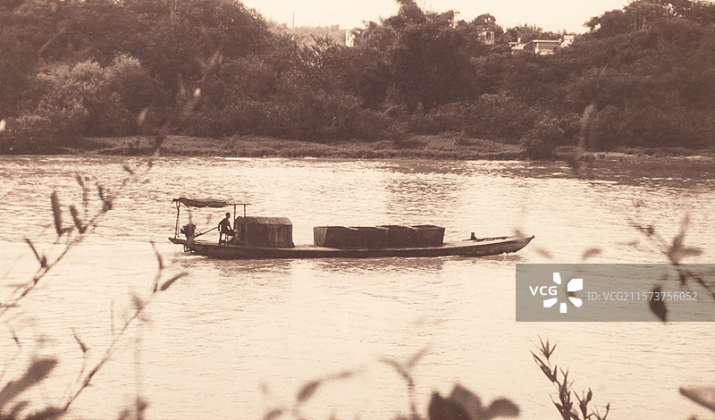 1934年10月25日下午，中革军委第一、第二纵队到达信丰县大塘埠镇 桃江战斗遗址 江西省博物馆图片素材