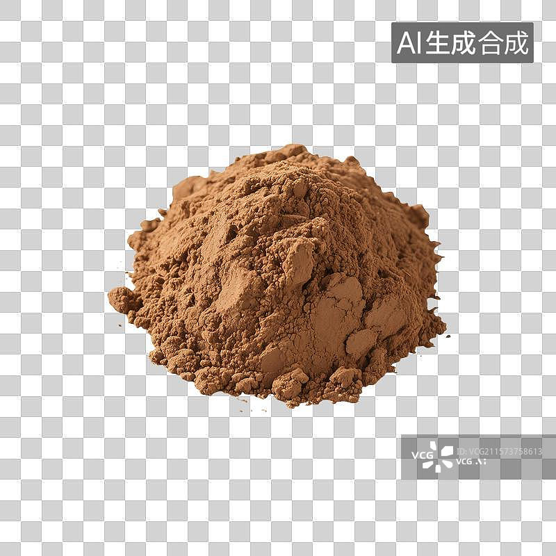 【AI数字艺术】极简风格鲜亮色彩的泥土团图片素材