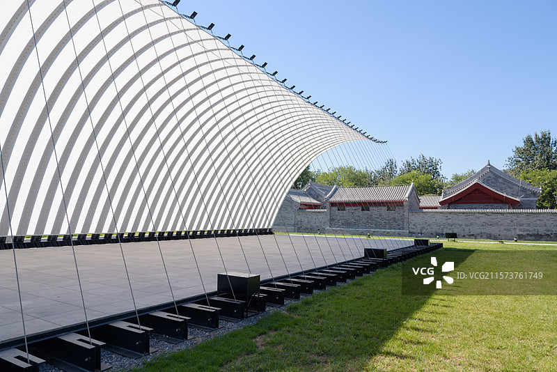 蛇形美术馆北京展亭图片素材