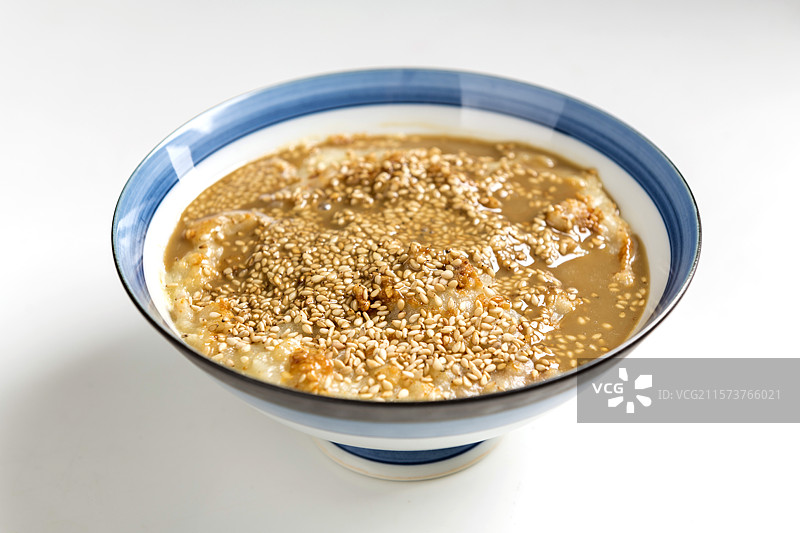 天津美食面茶特写图片素材