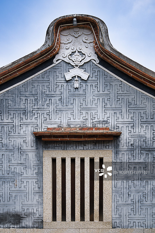 漳州魁星阁传统建筑的精美细节图片素材