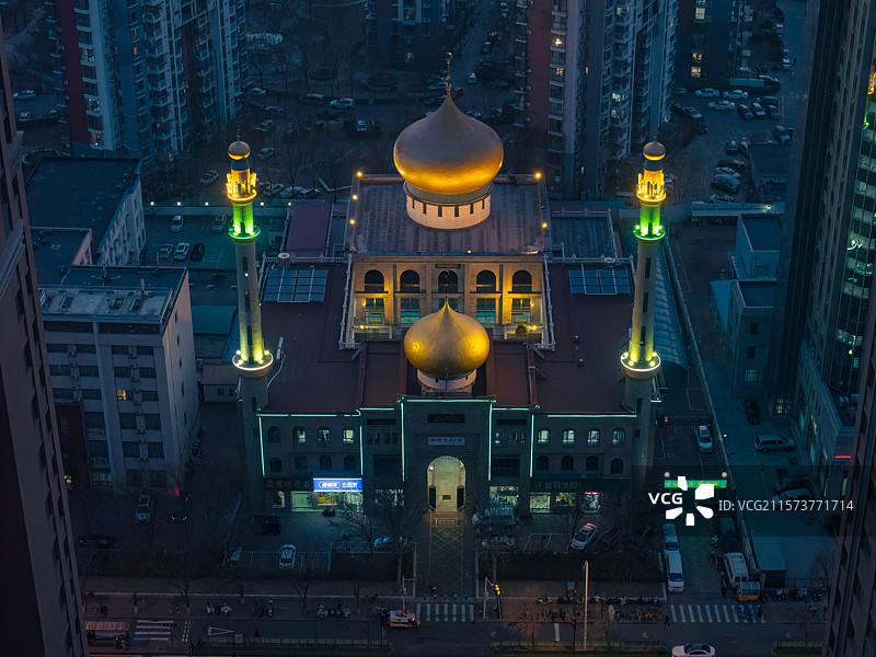 天津红桥清真大寺图片素材